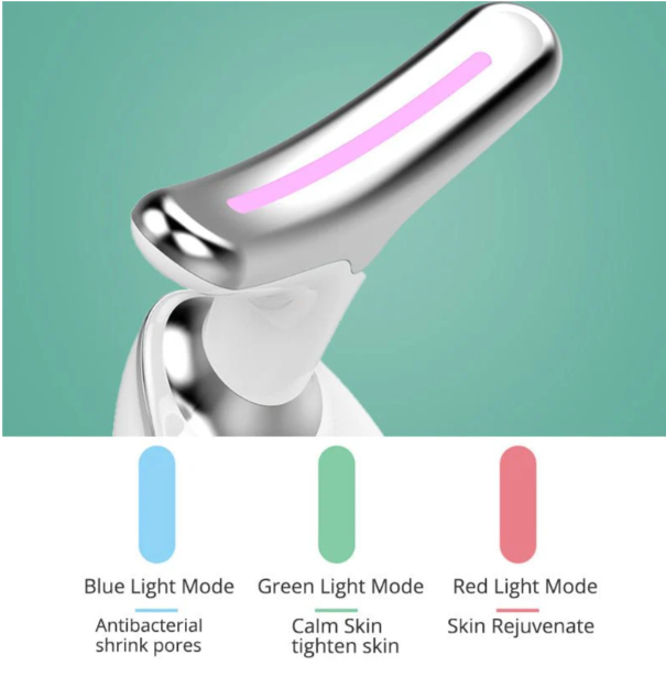 EMS RED LIGHT THERAPY FACE NECK LIFT WRINKLE REMOVER TIGHTEN MASSAGER