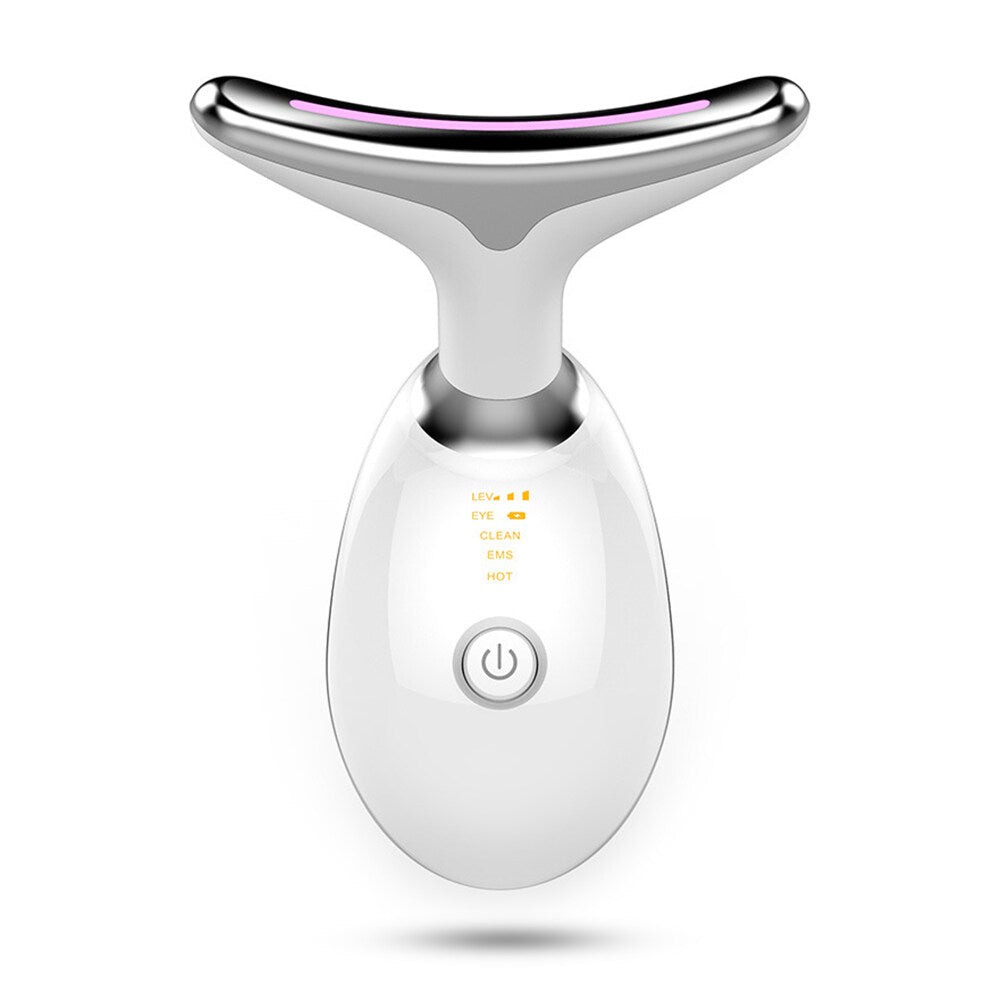 EMS RED LIGHT THERAPY FACE NECK LIFT WRINKLE REMOVER TIGHTEN MASSAGER