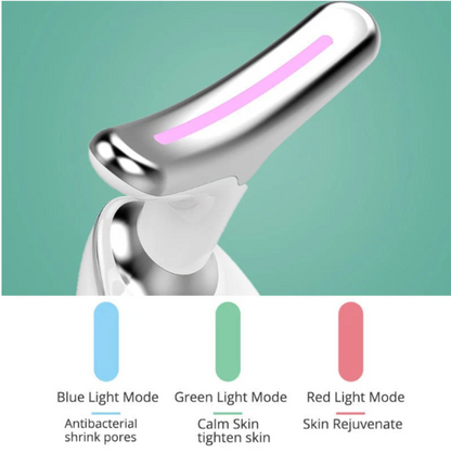 EMS RED LIGHT THERAPY FACE NECK LIFT WRINKLE REMOVER TIGHTEN MASSAGER